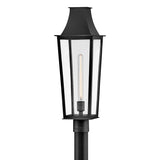 Georgetown Large Post Top Lantern - Black - by Hinkley