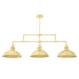 Georgia Bar Chandelier - Polished Brass