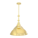 Georgia Bar Chandelier - Polished Brass