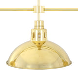 Georgia Bar Chandelier - Polished Brass
