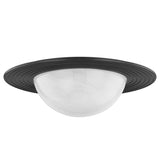 Geraldton Flush Mount Distressed Bronze Medium By Hudson Valley