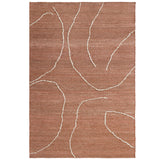 Gesso Jute Rug Terracotta By Ferm Living