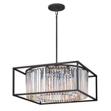 Giada Medium Convertible Drum Chandelier - Black - by Hinkley