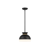 Gidget Pendant 10.25'' Matte Black + Vibrant Gold
