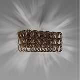 Giogali AP 2 Wall Light By Vistosi, Finish: Bronze, Color: Crystal/ Bronze, , | Casa Di Luce Lighting