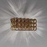 Giogali AP 2 Wall Light By Vistosi, Finish: Bronze, Color: Crystal/Gold, , | Casa Di Luce Lighting