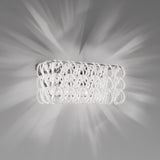 Giogali AP 2 Wall Light By Vistosi, Finish: Chrome, Color: White, , | Casa Di Luce Lighting