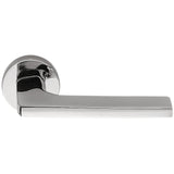 Gira Door Lever in Polished Chrome by Colombo Design