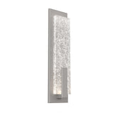 Glacier Wall Light By Hammerton, Finish: Metallic Beige Silver