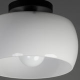 Glazed Flush Mount White Black By Maxim Lighting - Detailed View4