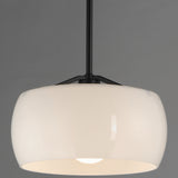 Glazed Pendant Light White Black By Maxim Lighting - Detailed View2
