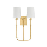 Glenmont Wall Sconce - 14 Inch - Aged Brass by Hudson Valley