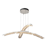 Glissade Double LED Pendant in White by Hubbardton Forge