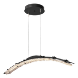 Glissade Linear Pendant Large Black By Hubbardton Forge