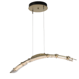 Glissade Linear Pendant Large Modern Brass By Hubbardton Forge