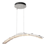 Glissade Linear Pendant Large White By Hubbardton Forge