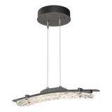 Glissade Linear Pendant Medium Natural Iron By Hubbardton Forge