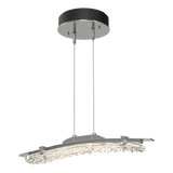 Glissade Linear Pendant Medium Sterling By Hubbardton Forge