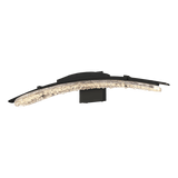 Glissade Vanity Light Black By Hubbardton Forge