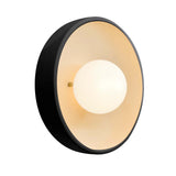 Flush Coupe Ceramic Wall Sconce