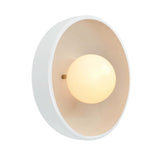 Flush Coupe Ceramic Wall Sconce