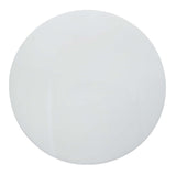 Gloss White Large Ceramic Round Backlit Color Temperature Selectable LED Wall Sconce by Justice Design