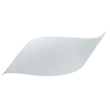 Gloss White Wave Ceramic LED ADA Wall Sconce by Justice Design