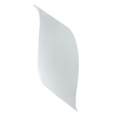 Gloss White Wave Ceramic LED ADA Wall Sconce by Justice Design