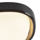 Glossy Black Pebble Flush Mount by Kuzco Lighting Details