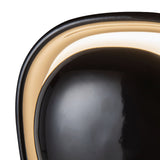 Glossy Black Pebble Wall Sconce by Kuzco Lighting Details