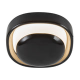 Glossy Black Pebble Wall Sconce by Kuzco Lighting