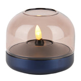 Glow 08 Candle Holder Cobalt Blue By Kooduu - With Light