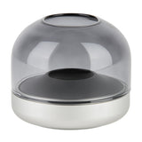 Glow 08 Candle Holder Frosted Silver By Kooduu