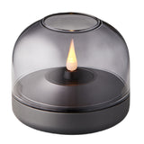 Glow 08 Candle Holder Smoked Grey By Kooduu - With Light