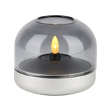 Glow 08 Candle Holder - Frosted Silver