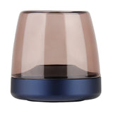 Glow 10 Candle Holder Cobalt Blue By Kooduu - Front View