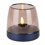 Glow 10 Candle Holder Cobalt Blue By Kooduu - With Light