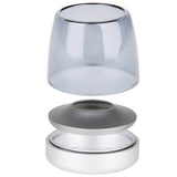 Glow 10 Candle Holder Froster Silver By Kooduu - Alternative View