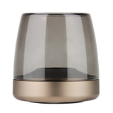 Glow 10 Candle Holder Sepia By Kooduu - Front View