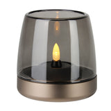 Glow 10 Candle Holder Sepia By Kooduu - With Light