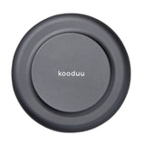 Glow 10 Candle Holder Smoked Grey By Kooduu - Down View