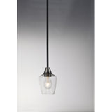 Goblet Pendant Black / Satin Nickel by Maxim Lighting