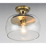 Goblet Semi-Flush Mount Bronze / Antique Brass by Maxim Lighting
