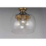 Goblet Semi-Flush Mount Bronze / Antique Brass by Maxim Lighting