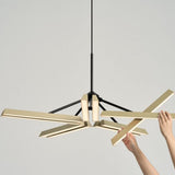 Champagne Gold Konnect Chandelier P10 by Seed Design Details