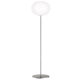 Goo-Ball Floor Lamp Large Silver By Flos