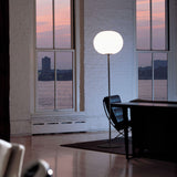 Goo-Ball Floor Lamp Small Matt Black By Flos - Lifestyle View