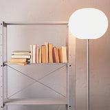 Goo-Ball Floor Lamp Small Silver By Flos - Lifestyle View1