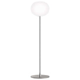 Goo-Ball Floor Lamp Small Silver By Flos