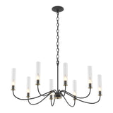 Grace 8-Arm Chandelier in Black by Hubbardton Forge